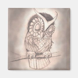 Imã Sleepy Owl Magnet