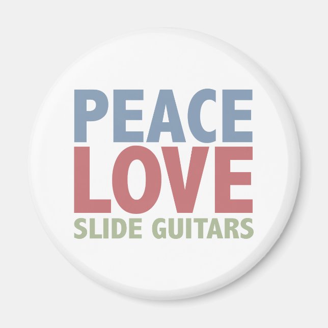 Imã Slide de Paz e Amor (Frente)