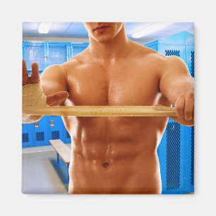 Imã SlipperyJoe muscular homem abdominal quarto de ves