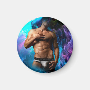 Imã SlipperyJoe's artístico homem cueca bojo gay pri