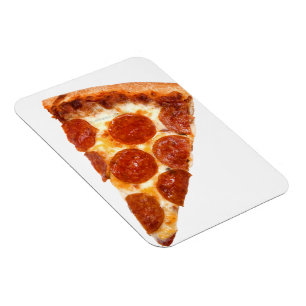 Ímã SlipperyJoe's artístico Sliced Pizza gay presente