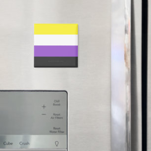 Imã SlipperyJoe's Nonbinary Pride Flag gay LGBTQ