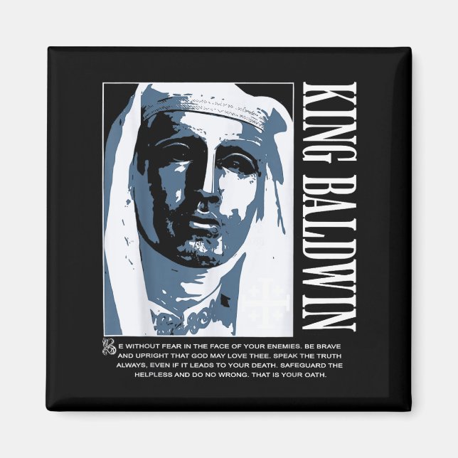 Imã Sliver Mask King Baldwin Iv Meme The Leper King Wa (Frente)