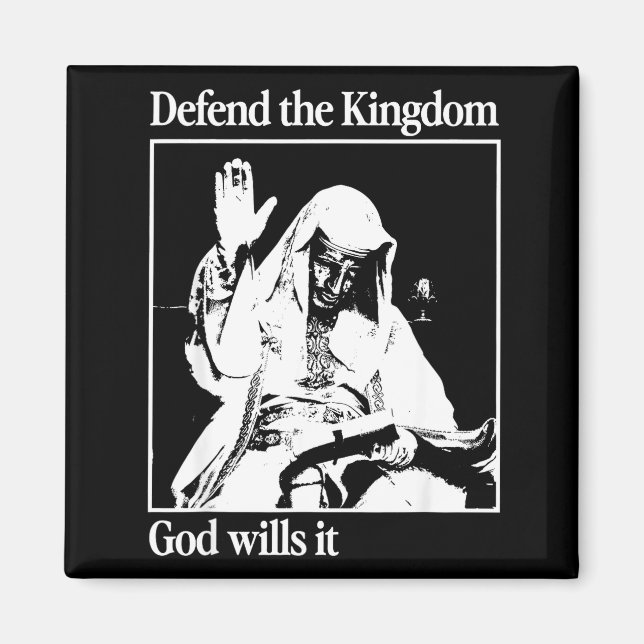 Imã Sliver Mask King Baldwin Iv Meme The Leper King Wa (Frente)