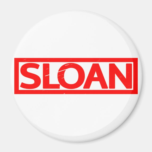 Imã Sloan Stamp (Frente)