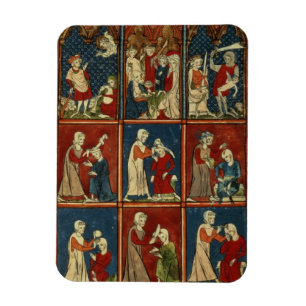 Ímã Sloane cenas médicas e bíblicas de 1977 fol.2V,