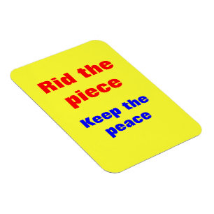 Ímã Slogan da arma da proibição