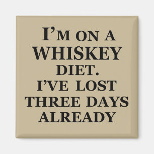 Imã slogan de whiskey