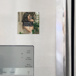 Imã Slogan Personalizado de Adicionar Nome do Trabalho