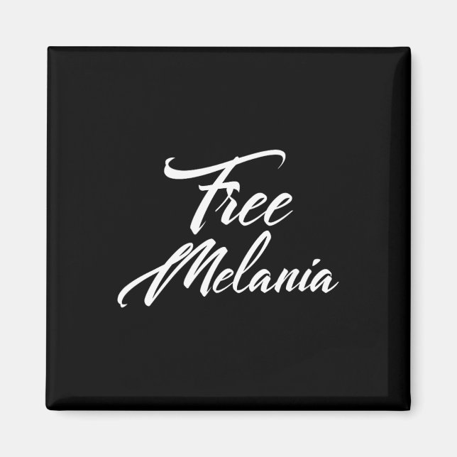 Imã Slogan Político Free Melania (Frente)