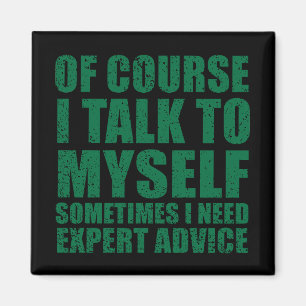 Imã slogan sarcástico engraçado