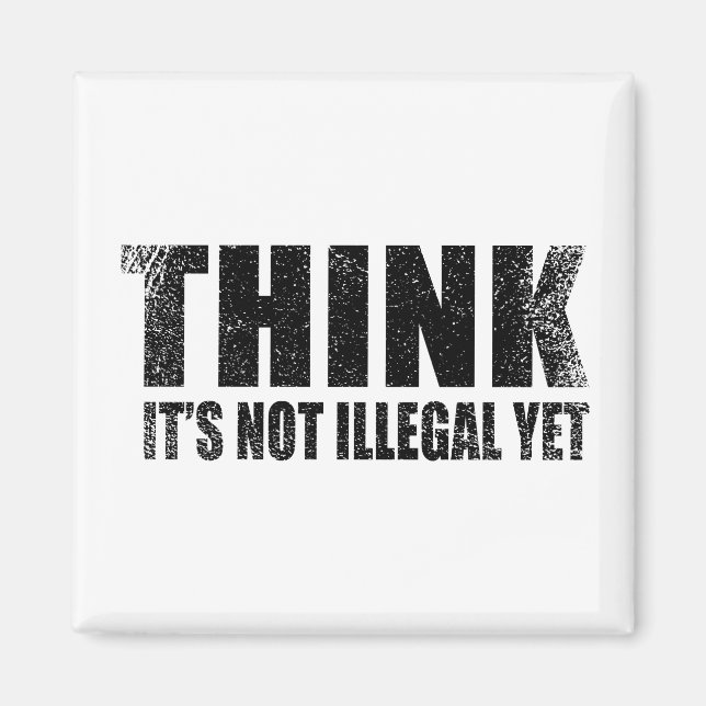 Imã Slogan sarcástico engraçado do humor adulto sarcas (Frente)