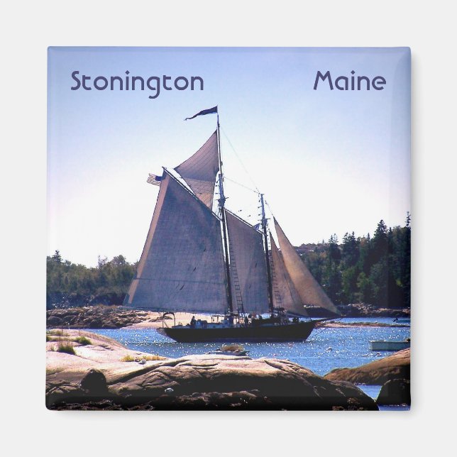 Imã Sloop em Stonington Harbor (Frente)