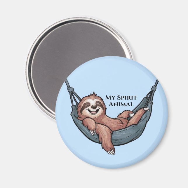 Imã Sloth Relaxing (Front/Back)