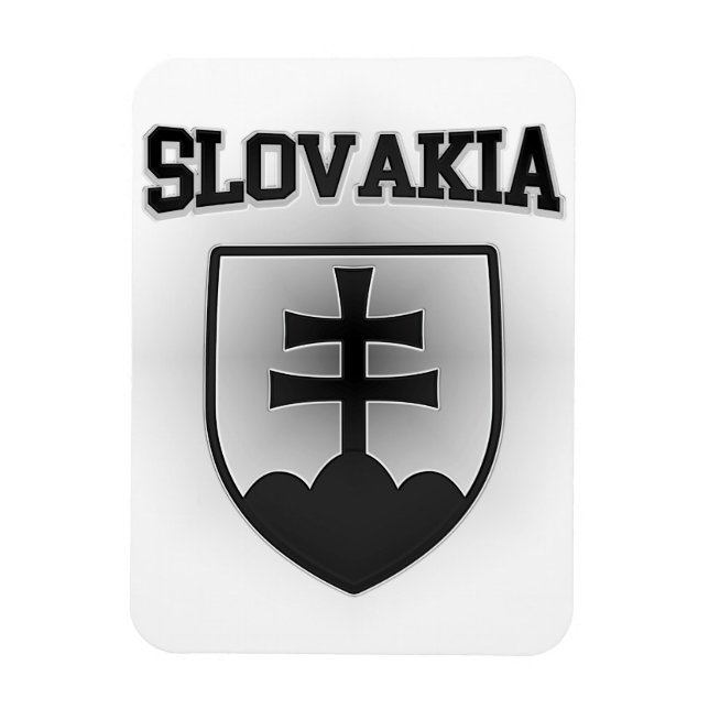 Ímã Slovakia Coat of Arms (Vertical)
