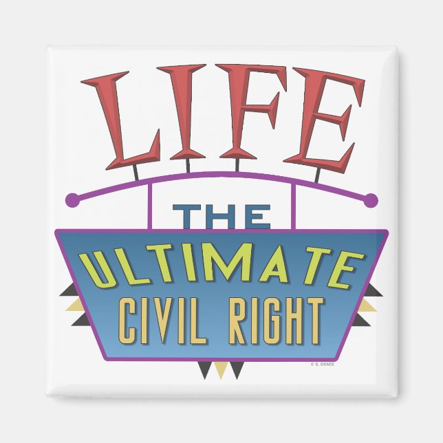 Imã Small magnet to promote life. (Frente)