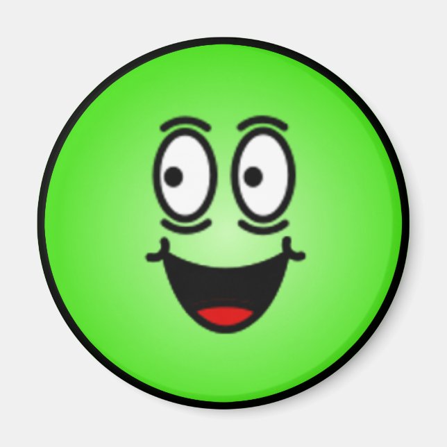 Imã Smileys face de Bobo Deluxe (Frente)