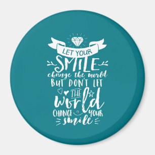 Imã Smilha Feliz De Citação Inspiradora Muda O Mundo