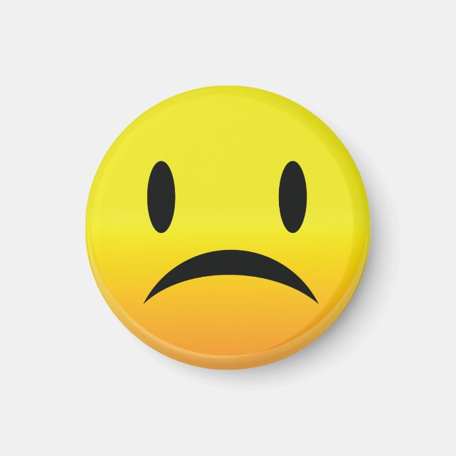 Imã Smilie Face Sad (Frente)