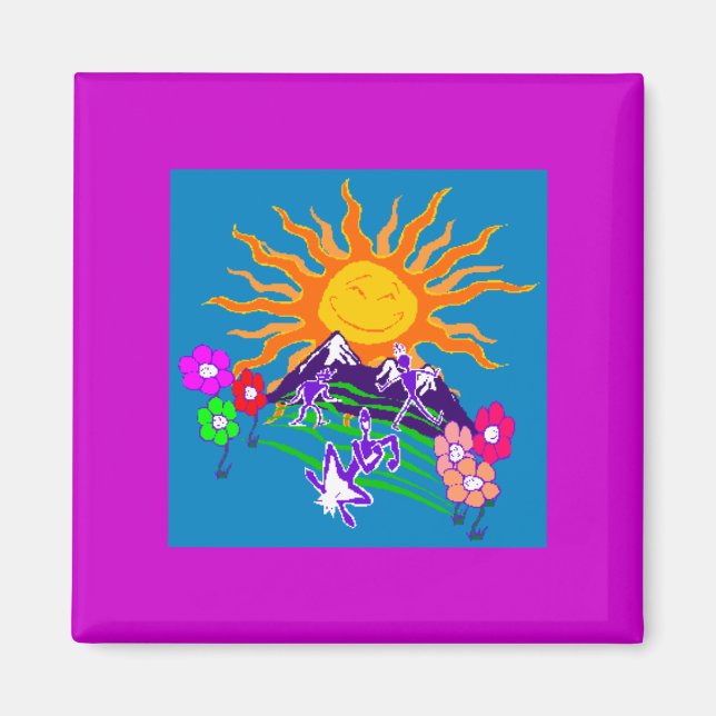 Imã Smiling Sun Magnet (Frente)