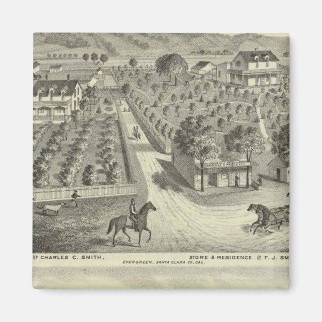 Imã Smith, residências Herman, loja (Frente)