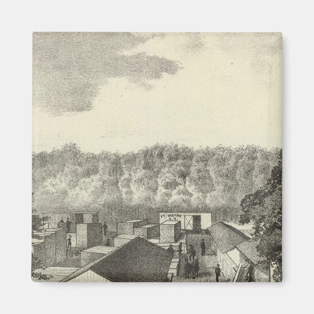 Imã Smock & Buchanon, traficantes de madeira, Asbury P (Frente)