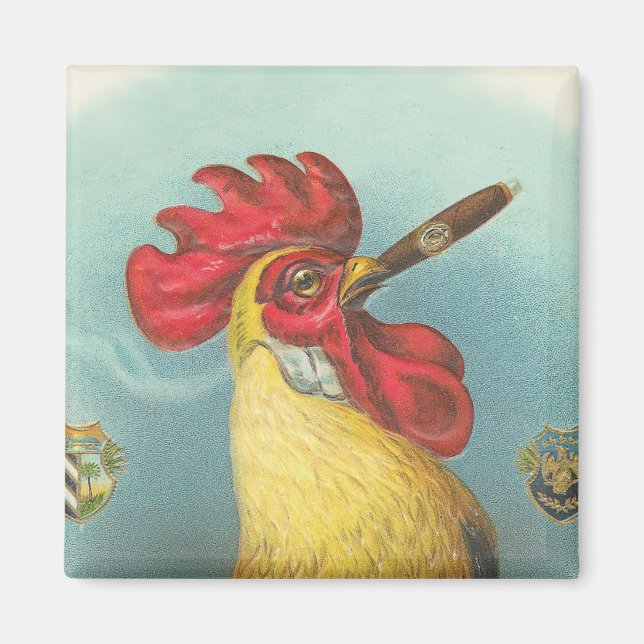 Imã Smoking Rooster (Frente)