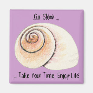 Imã Snail Go Slow Magnet