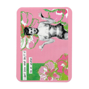 Ímã Snarky Vacation Magnet Que Dia É Esse?