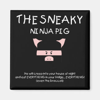 Imã Sneaky Ninja Pig
