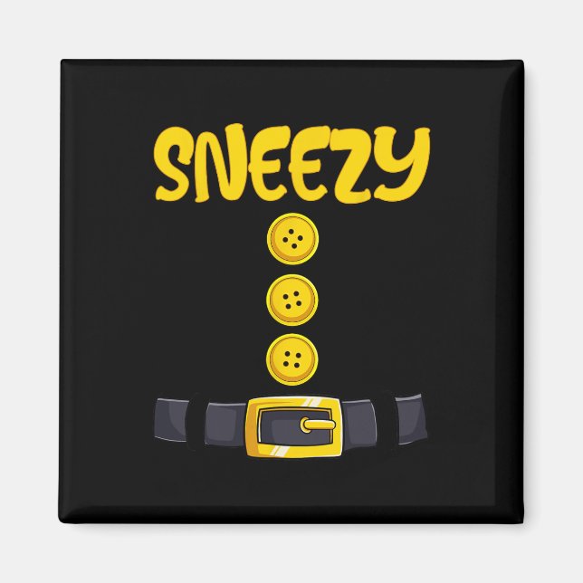 Imã Sneezy Halloween Dwarf Cox. (Frente)