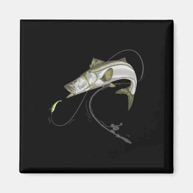 Imã Snook robalo sergeant fish linesider seifffish (Frente)