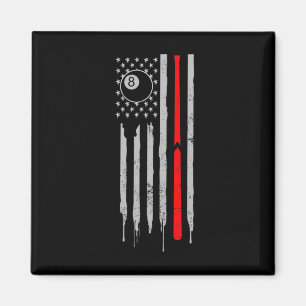 Imã Snooker Design 4 de julho Patriótico Americano F A