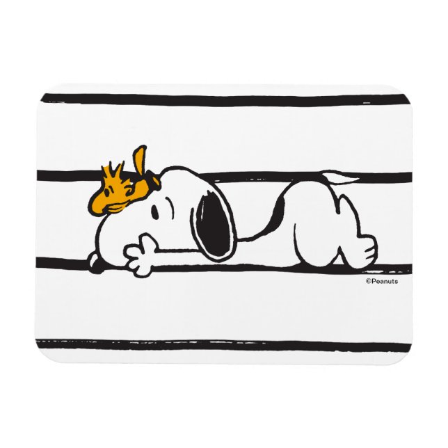 Ímã Snoopy & Woodstock | Sorriso Rindo (Horizontal)
