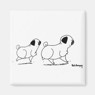 Imã Snooty Pugs