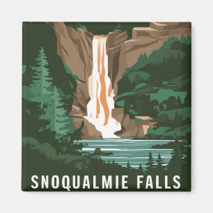 Imã Snoqualmie Falls, WA
