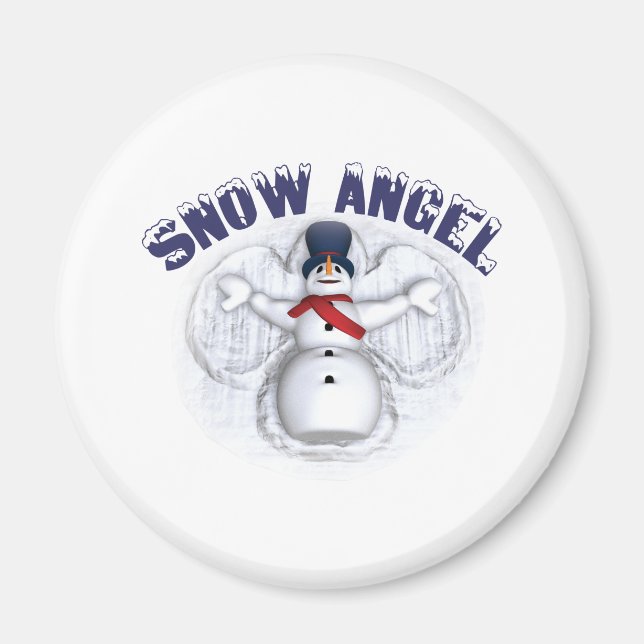 Imã Snow Angel Magnet (Frente)