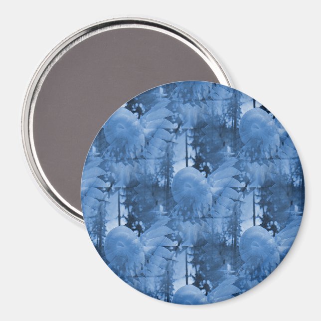 Imã Snow flowers..... (Front/Back)