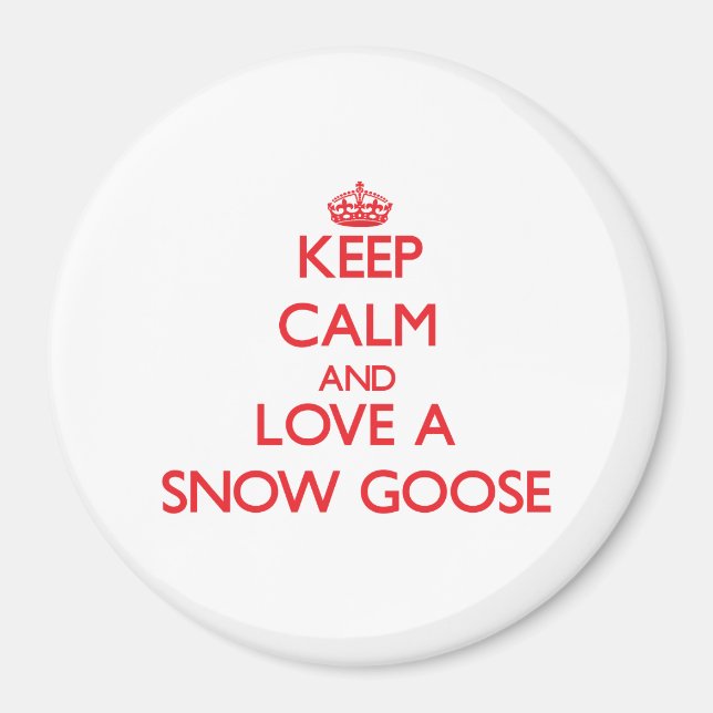 Imã Snow Goose (Frente)