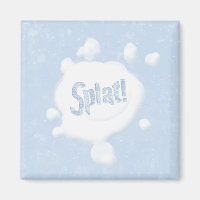 Snowball Splat Magnet