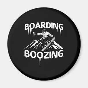 Imã Snowboard Boozing