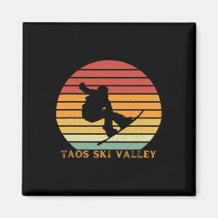 Imã Snowboard do Novo México no Vale do Esqui do Taos