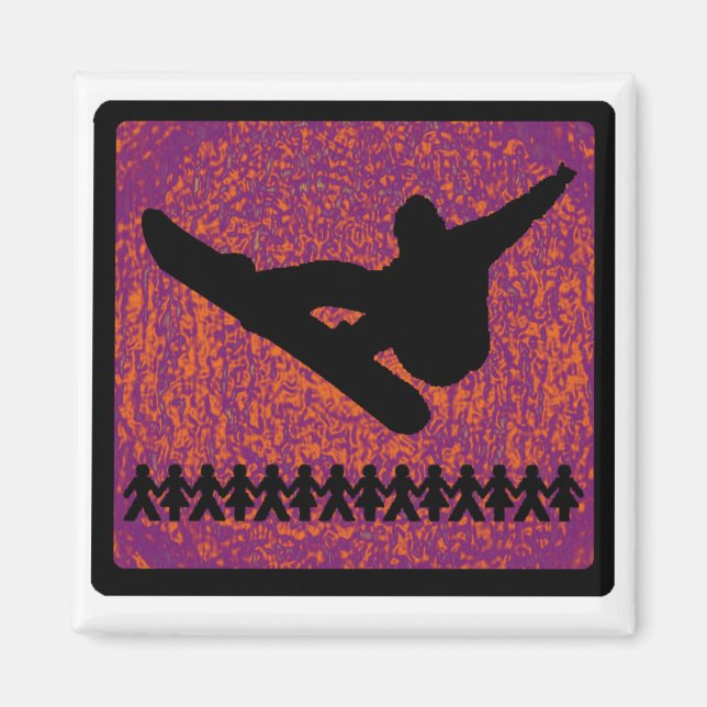 Imã Snowboard Right ALINE (Frente)