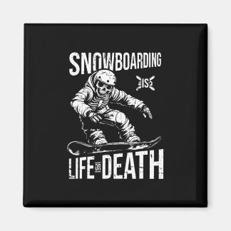 Imã Snowboard Skeleton Snowboarding - Winter Sports Sn