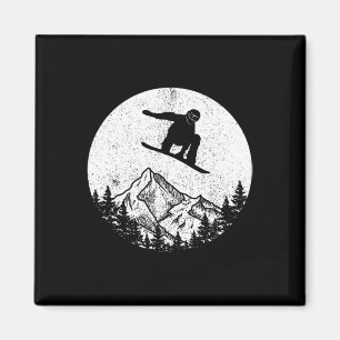 Imã Snowboard Snowboard Silhouette Snowboard Gif