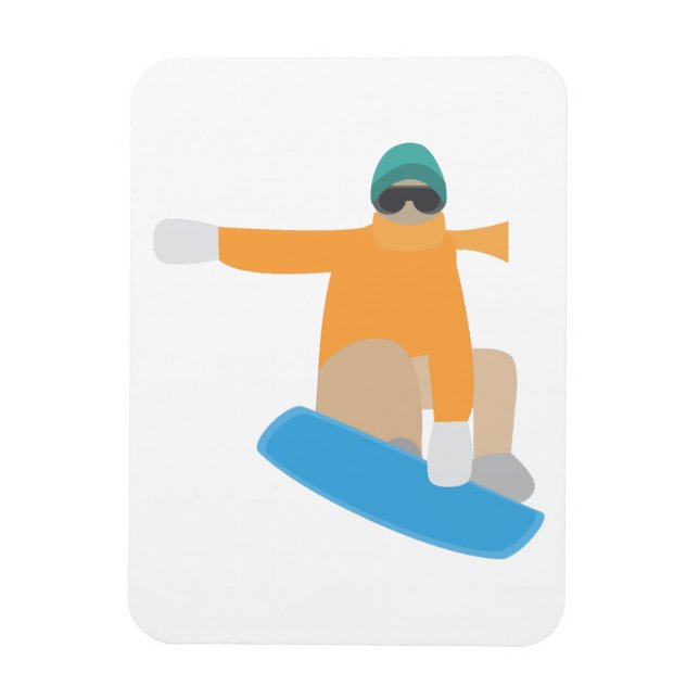 Ímã Snowboarder (Vertical)