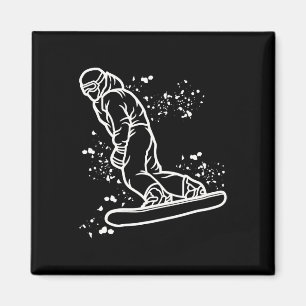 Imã Snowboarder Colorful Snowboard 29