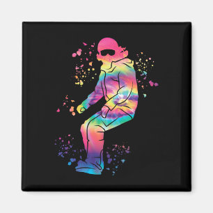 Imã Snowboarder Colorful Snowboard 35