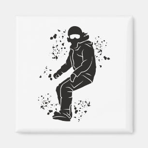 Imã Snowboarder Colorful Snowboard 47