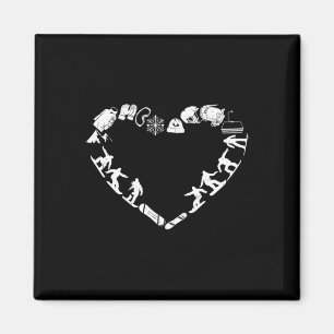 Imã Snowboarder Freeriding Design. Snowboard Snowb de